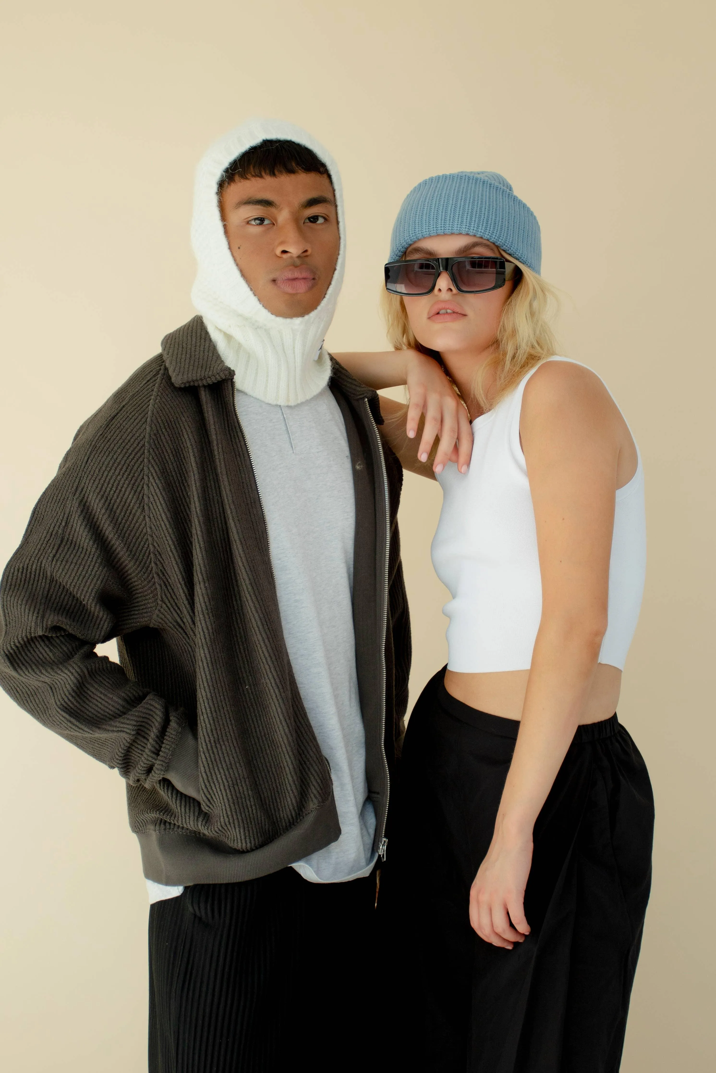 Merino Beanie Hat | Blue