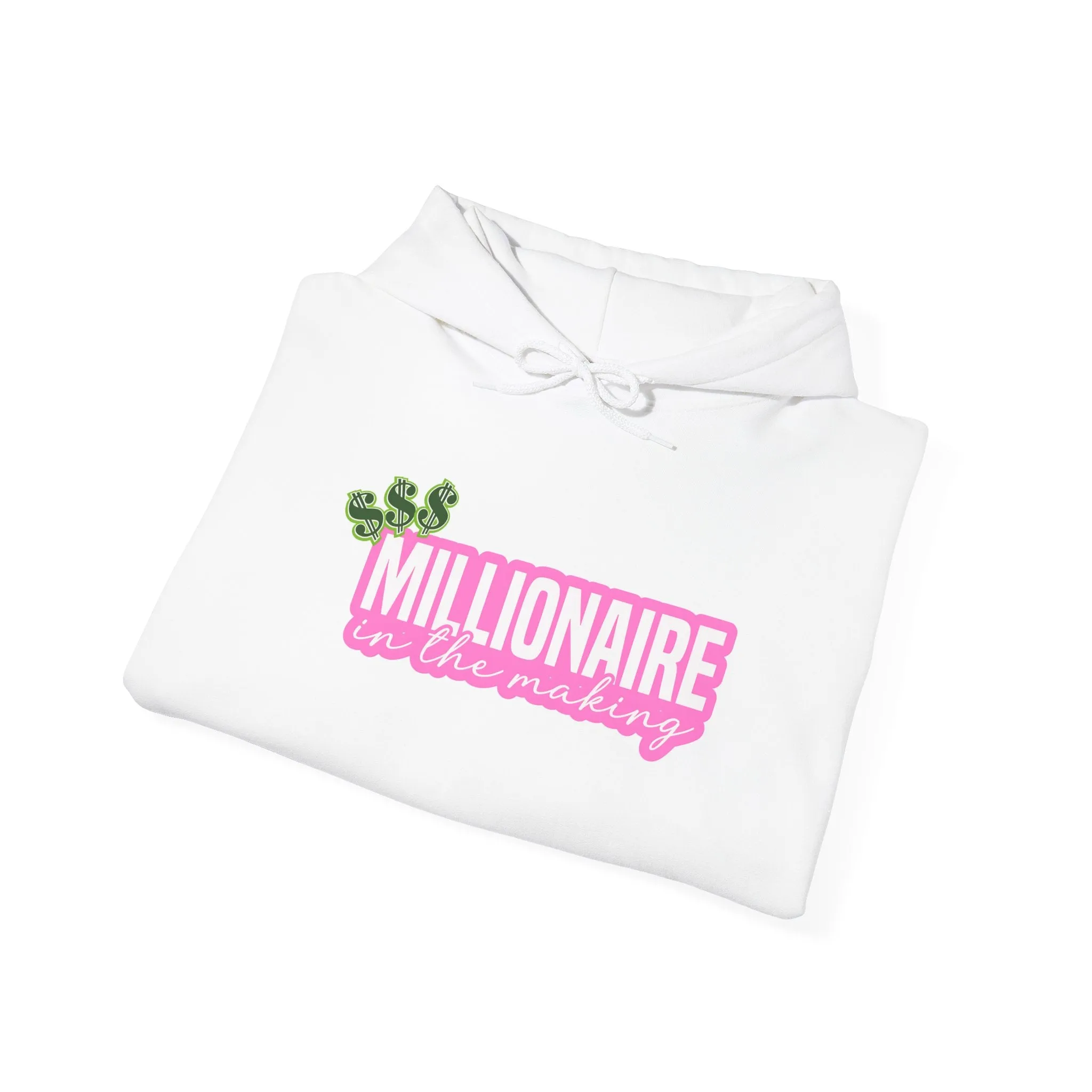 Millionaire in the Making Entrepreneur Motivational Apparel - Hooded Sweatshirt