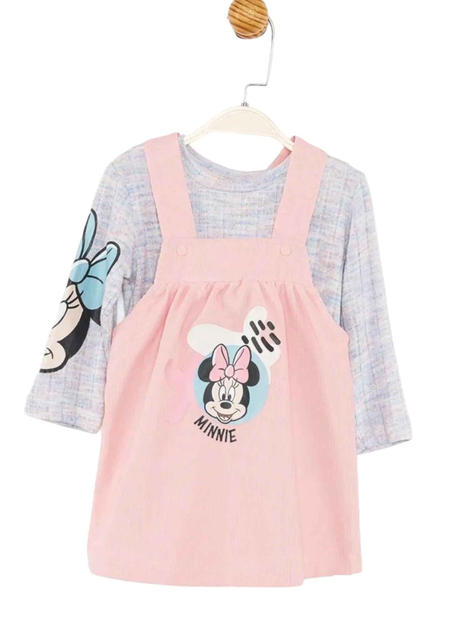 Minnie Mouse Baby Corduroy Dungaree