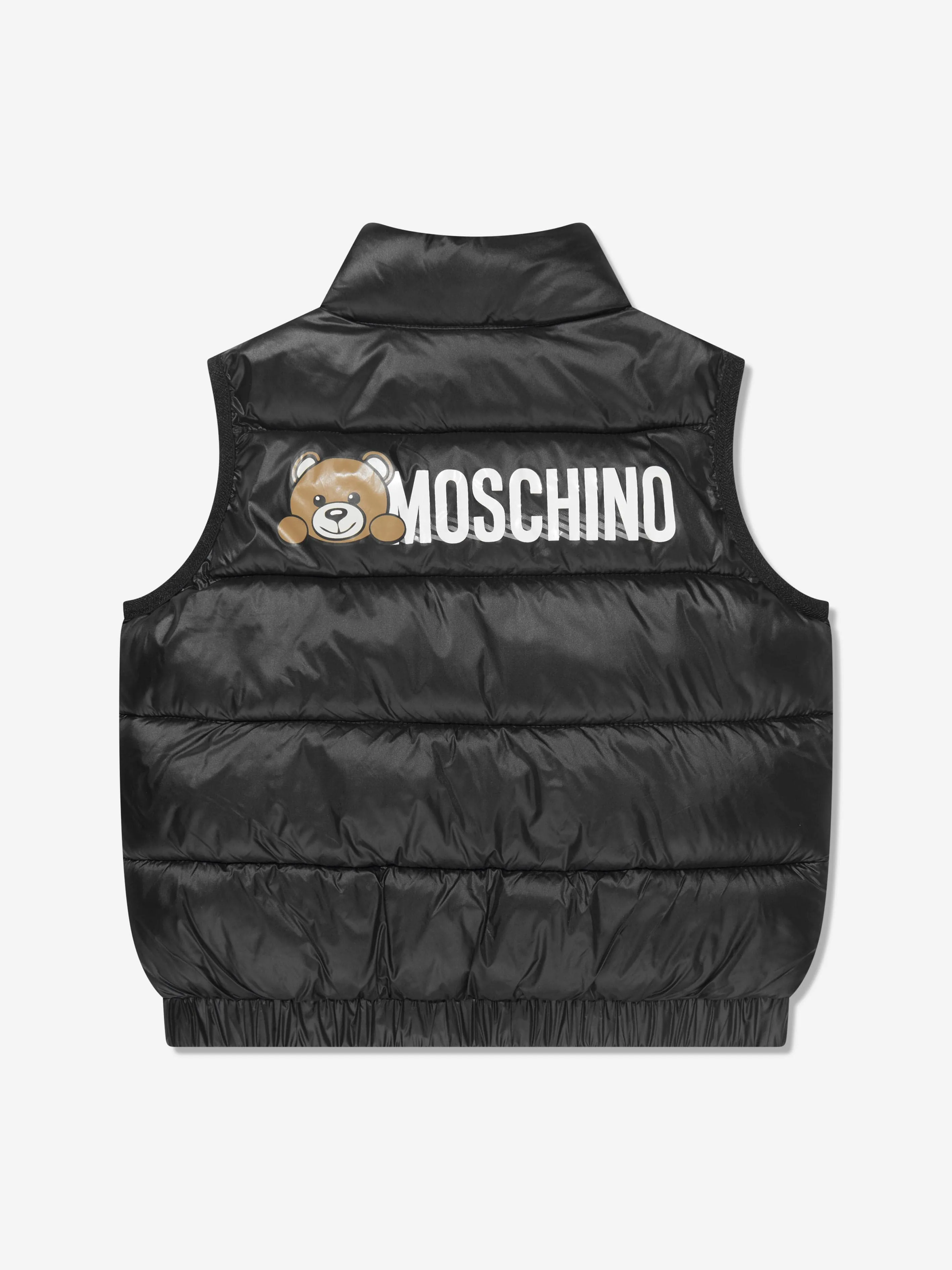 Moschino Kids Padded Gilet in Black