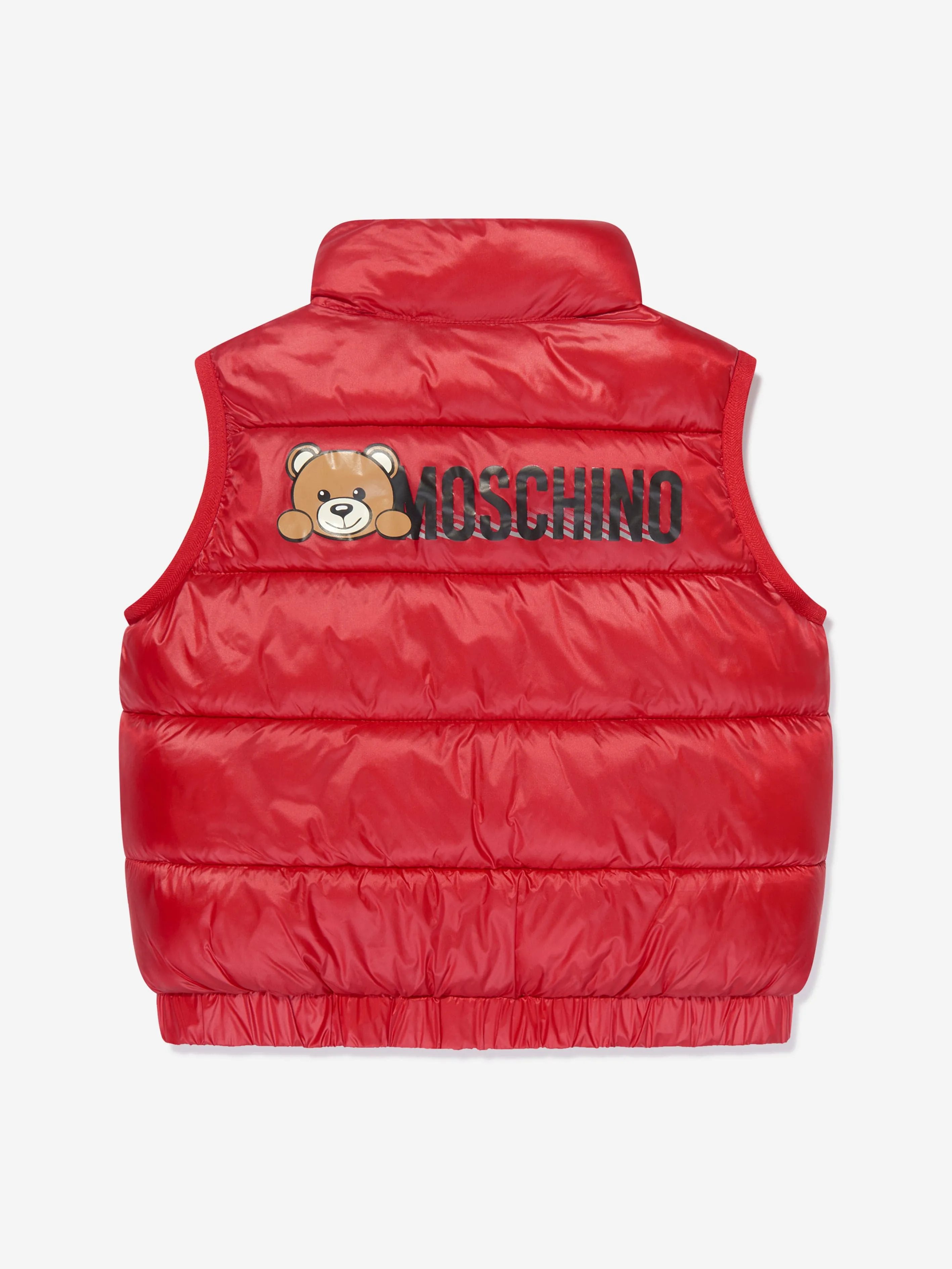 Moschino Kids Padded Gilet in Red