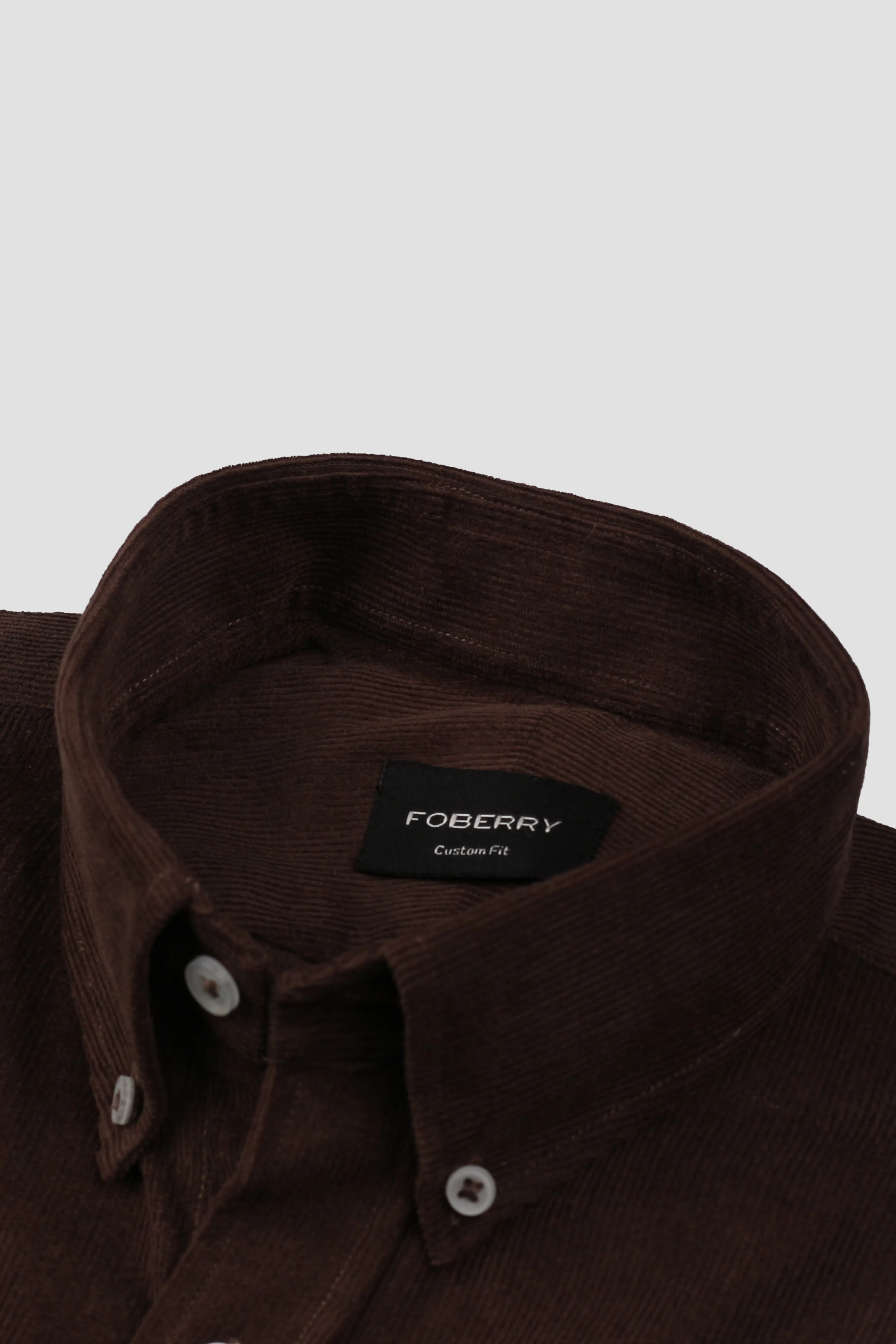 Mud Brown Corduroy Shirt