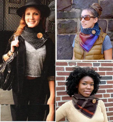 Native Upcycled Neckwarmer One-of-a-Kind