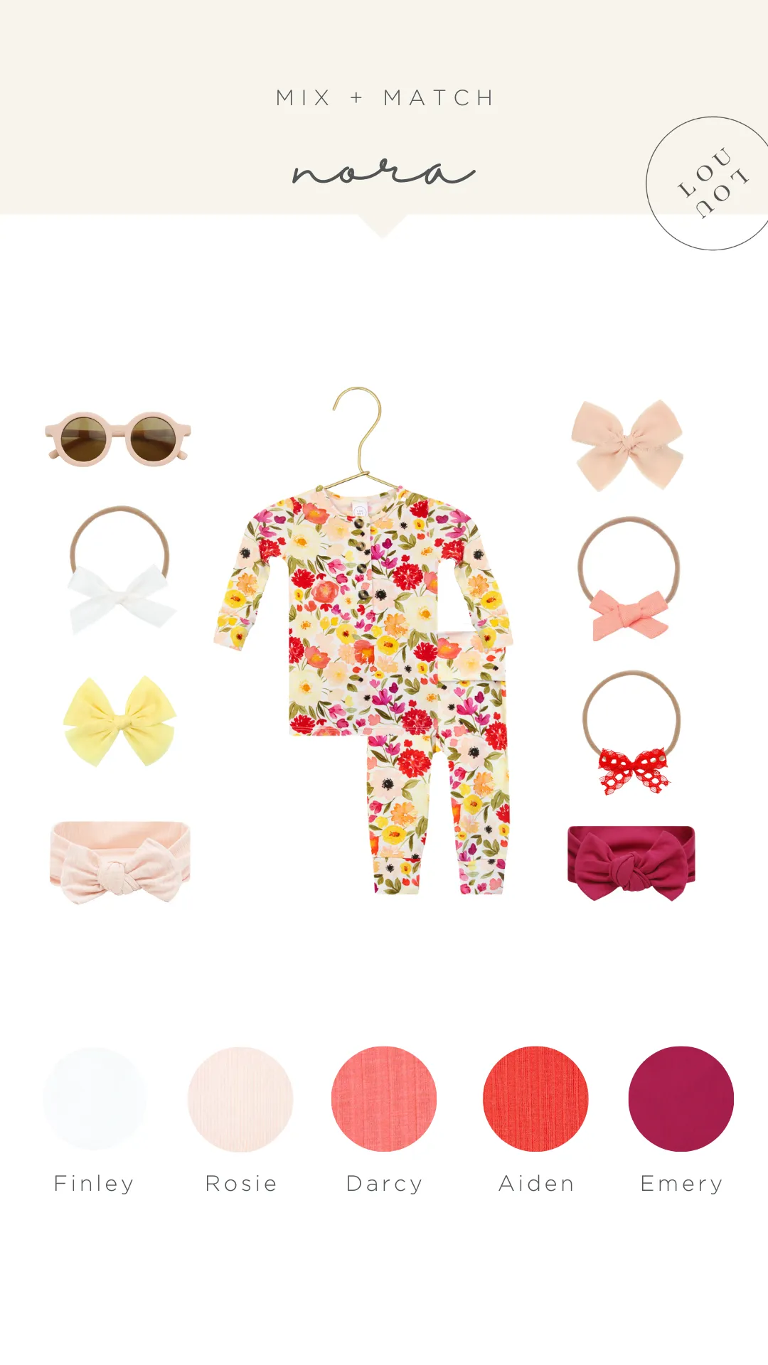 Nora Newborn Headband Bundle (Gown)