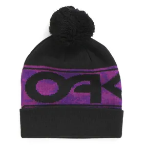 OAKLEY Unisex Wanderlust Fold Over Cuff Soft Knit Pom Beanie Winter Hat