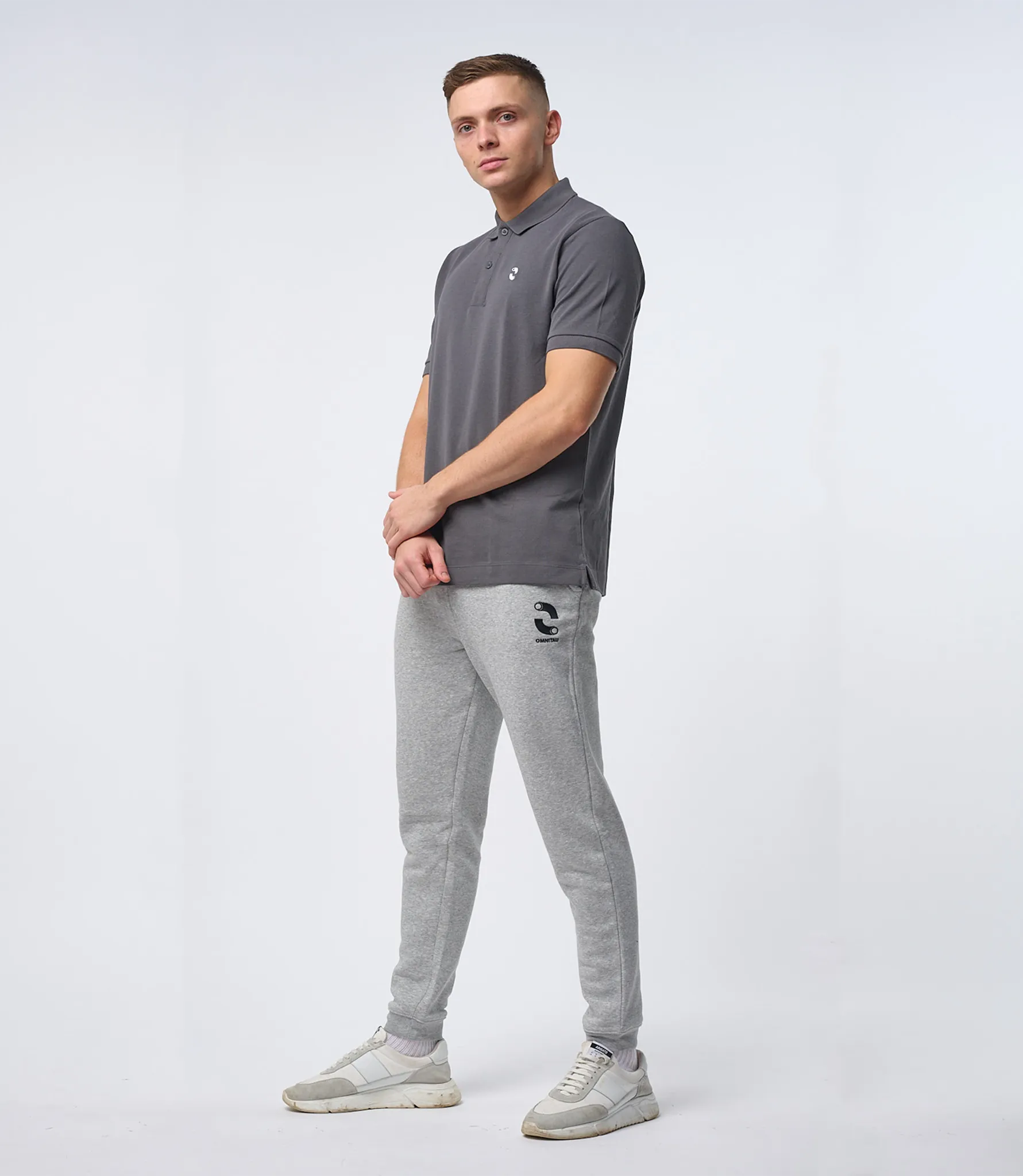 Omnitau Men's Classics Organic Cotton Sweatpants - Heather Grey