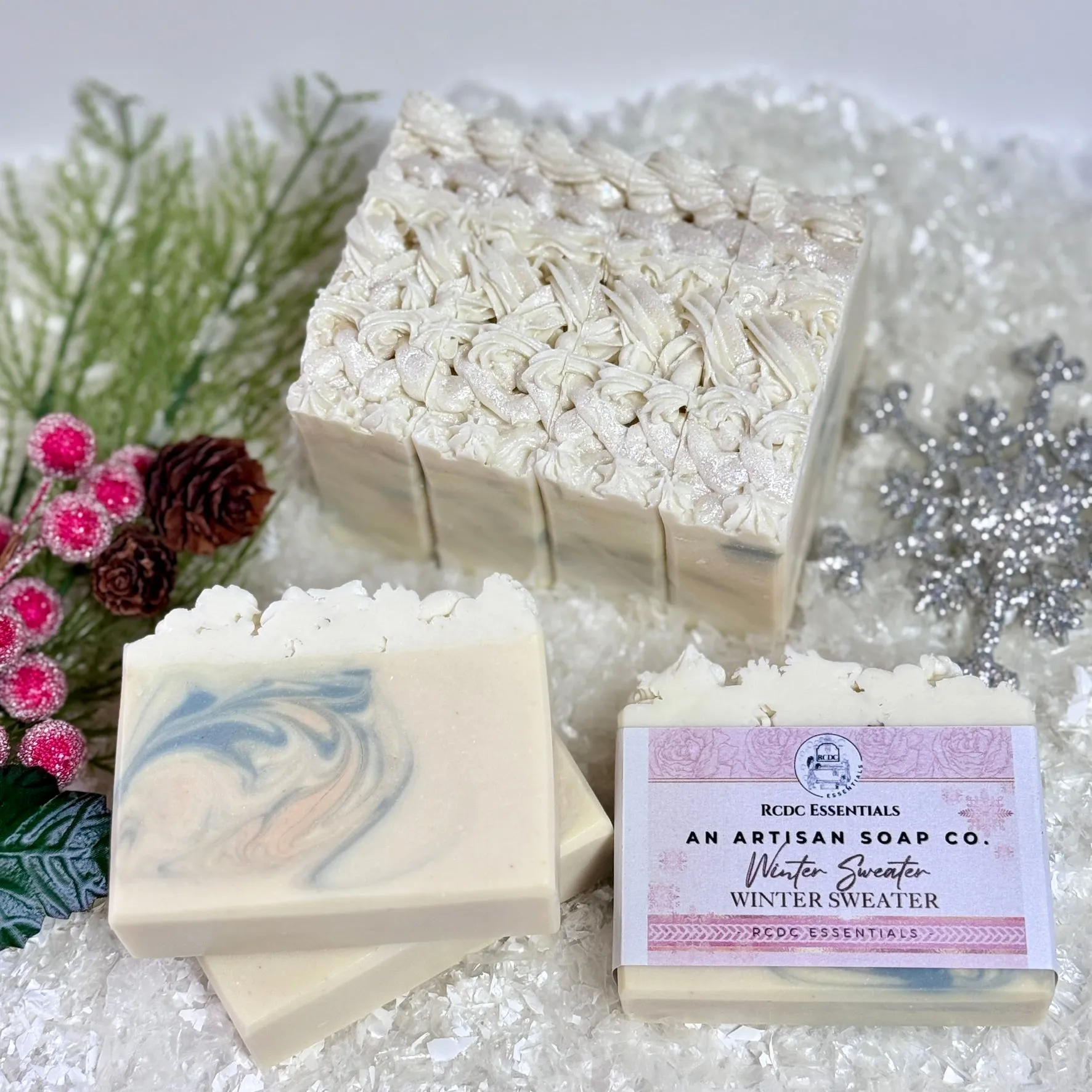 (Only 2 LEFT) Winter Sweater ~ Handmade Cold Process Goat's Milk Bar Soap