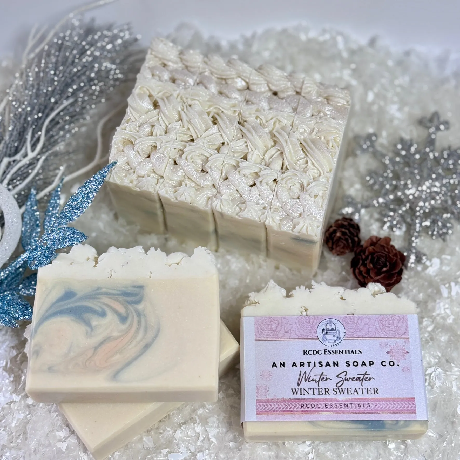 (Only 2 LEFT) Winter Sweater ~ Handmade Cold Process Goat's Milk Bar Soap