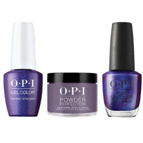 OPI Trio: LA10 Abstract After Dark