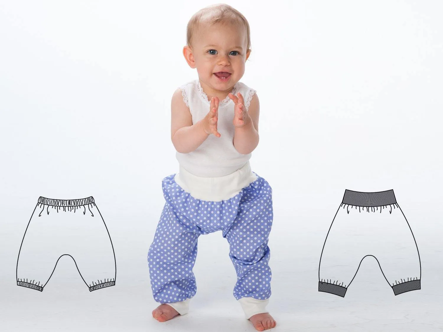 Pants sewing pattern ebook pdf for toddler BREK