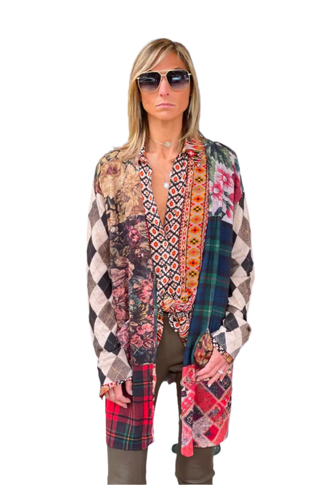 Pattern Coat - Multicolor