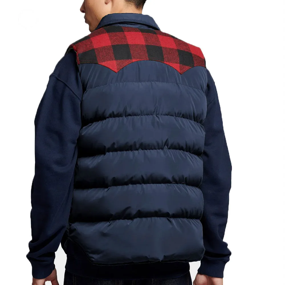 Penfield Mens Rockford Gilet Vest  - Navy Blue