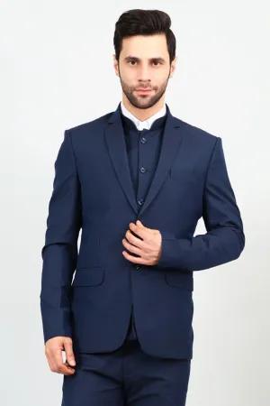 Poly Viscose Blue Blazer