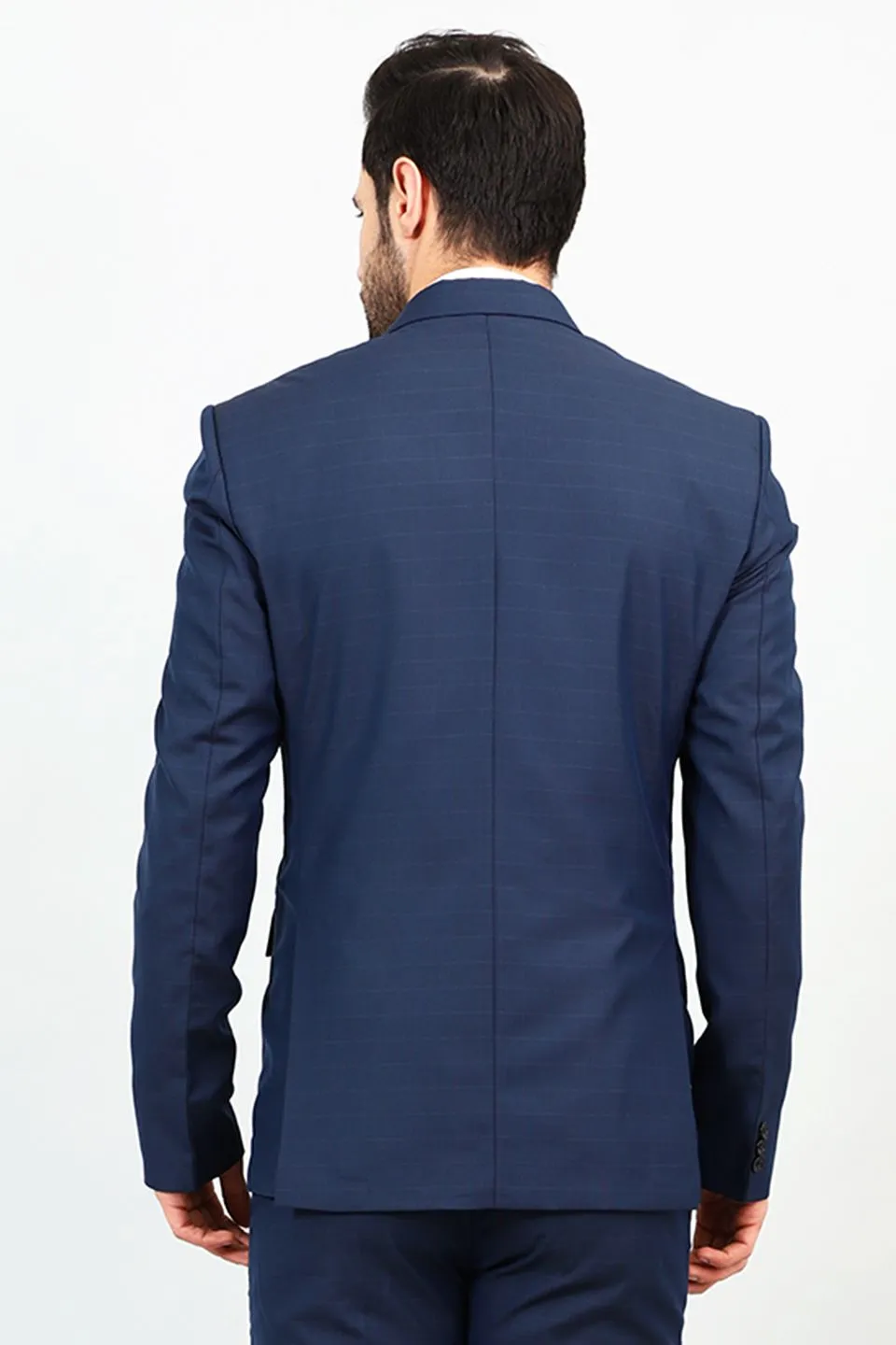 Poly Viscose Blue Blazer