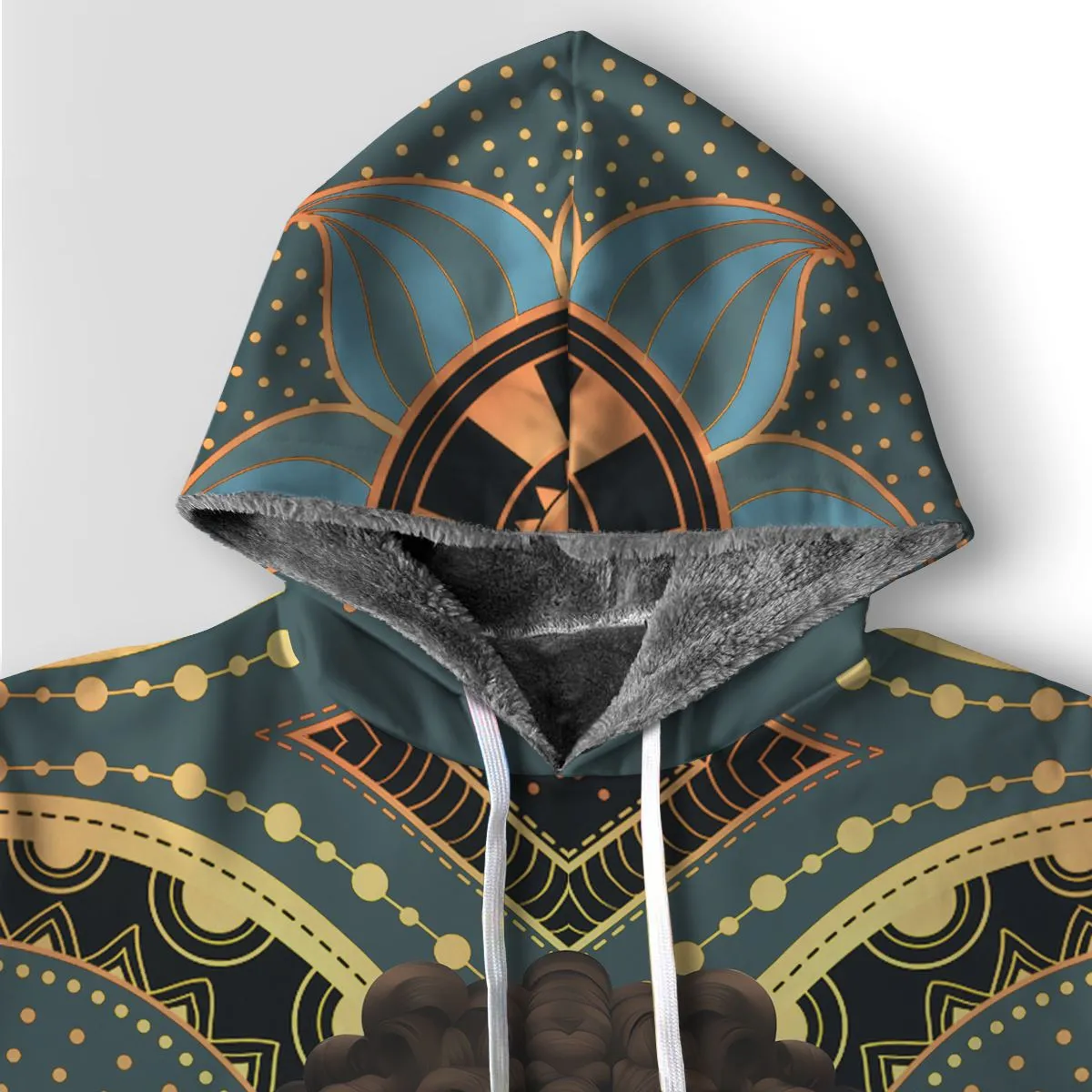 Powerful Woman in Patterns Premium Hoodie