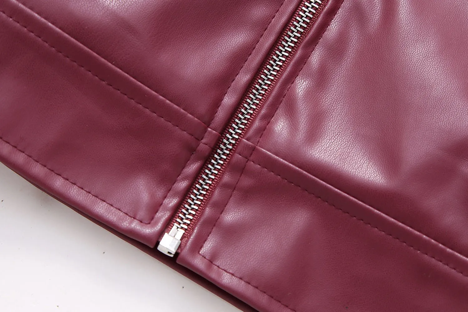 Pre Order:  Classic Zip-Up Leather Jacket