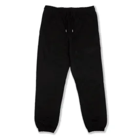 Premium Streetwear Cuffed Sweatpants - Black