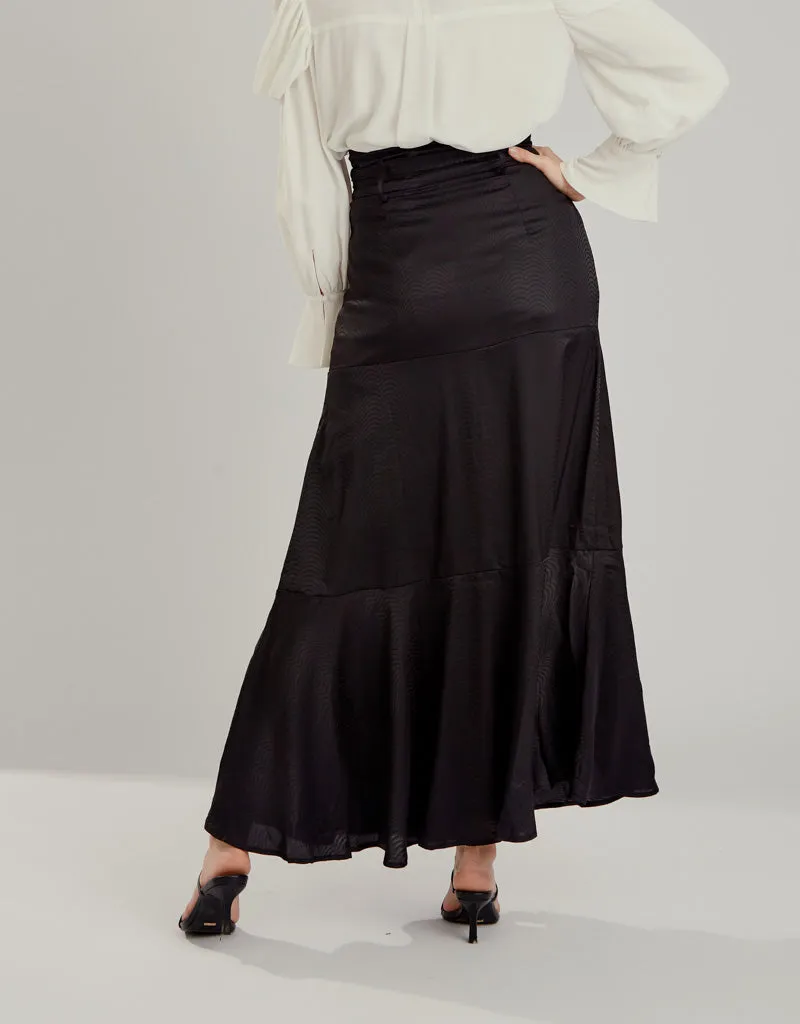 Pristine Button Skirt