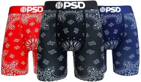 PSD Men's 3-Pack Bandana Boxer Briefs