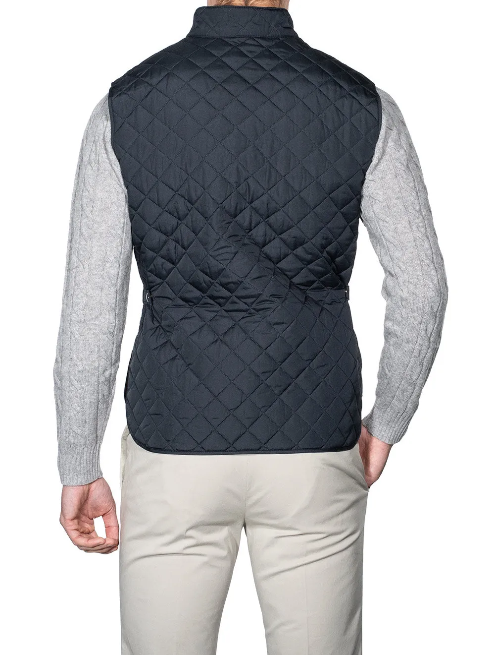 Quilted Gilet Navy