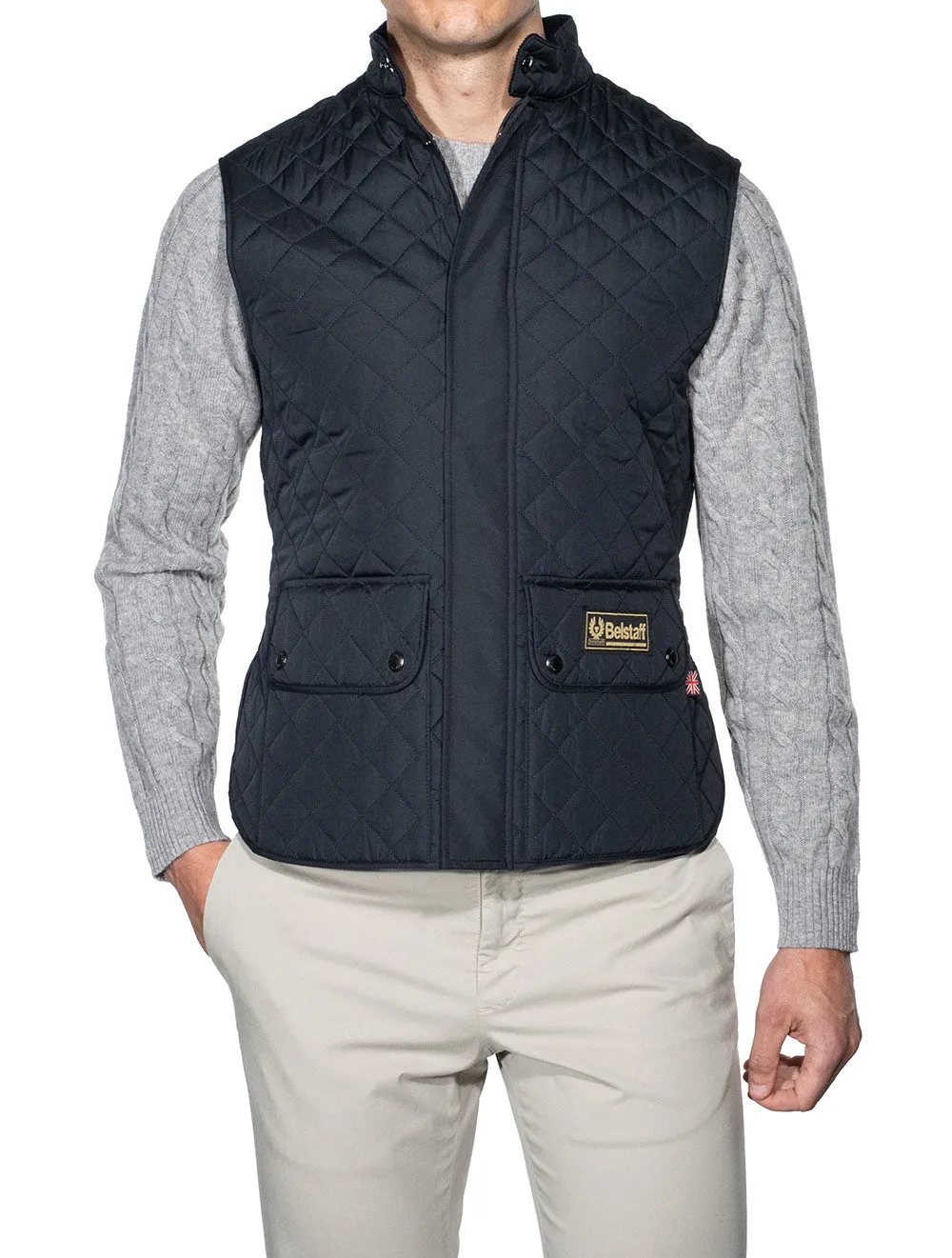 Quilted Gilet Navy