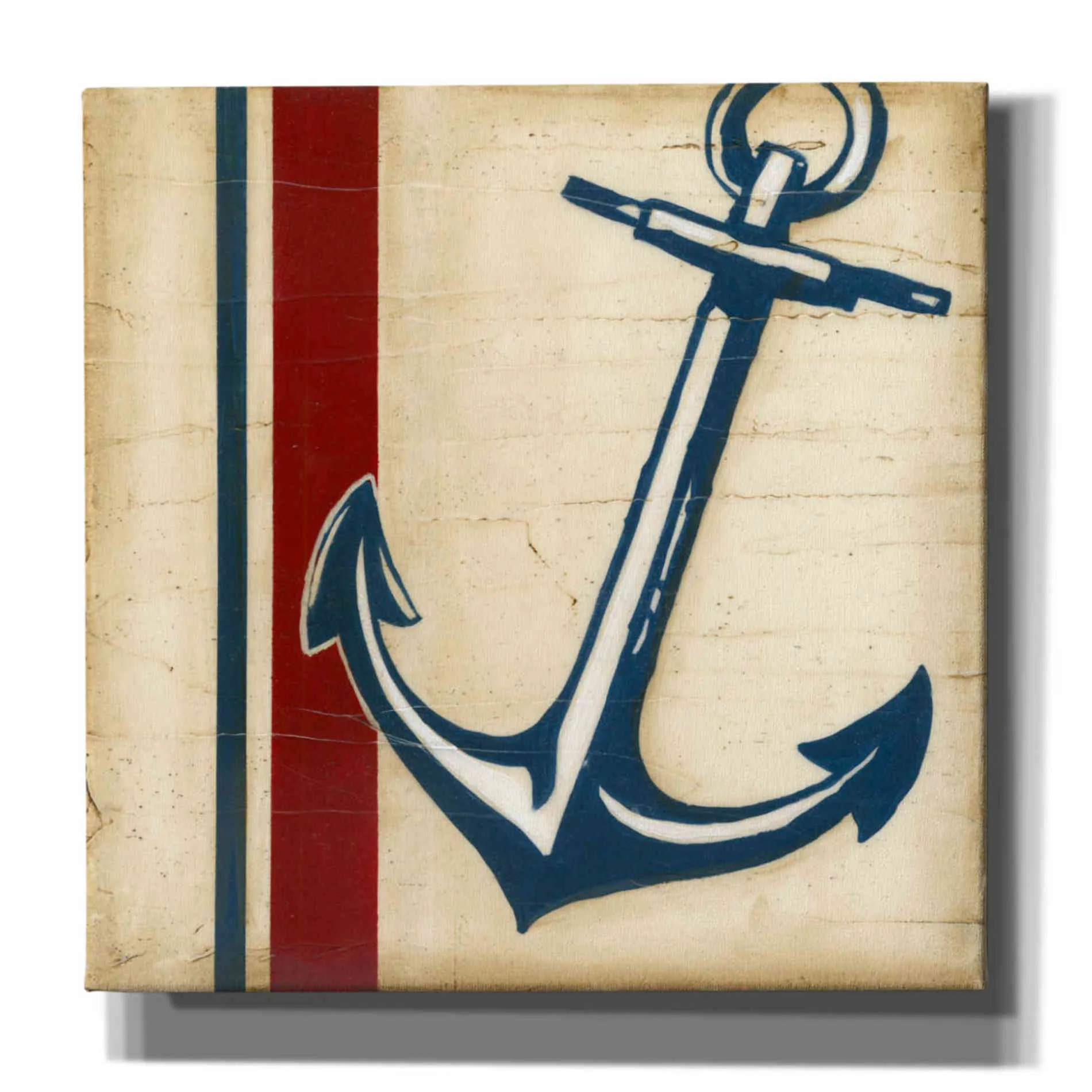 "Americana Captain's Anchor" by Ethan Harper, Canvas Wall Art