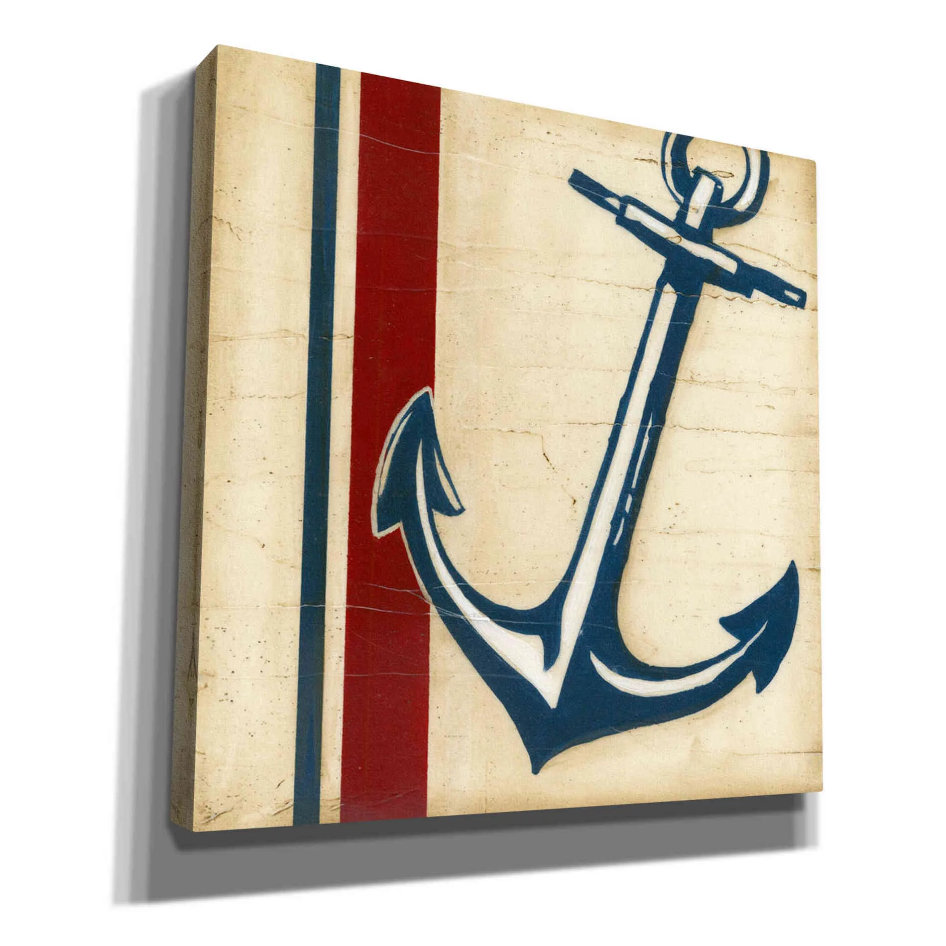 "Americana Captain's Anchor" by Ethan Harper, Canvas Wall Art