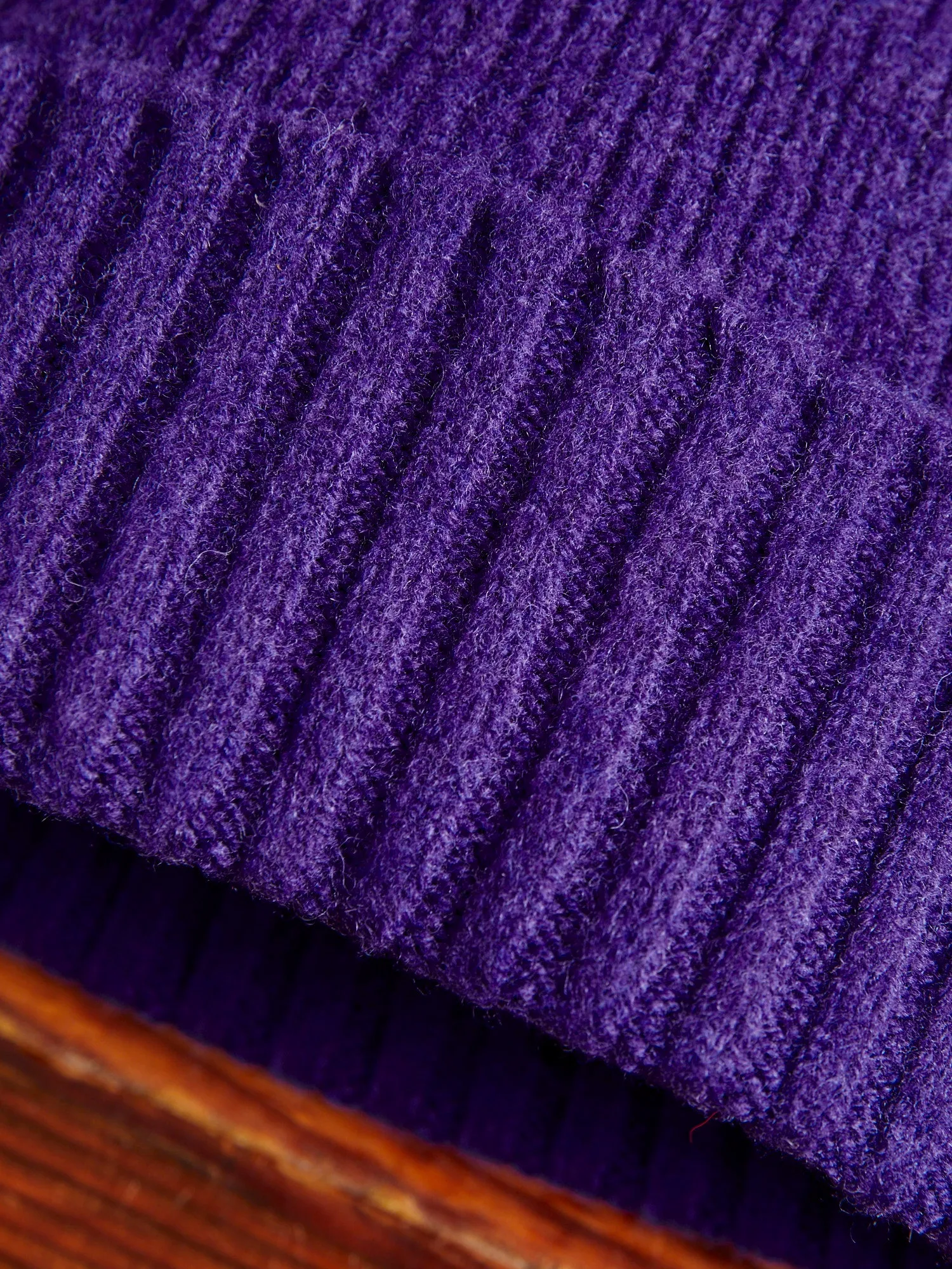 "King Jammy" Wool Beanie in Purple Love