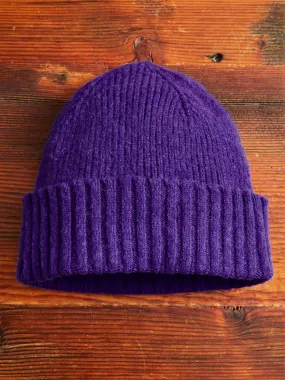 "King Jammy" Wool Beanie in Purple Love