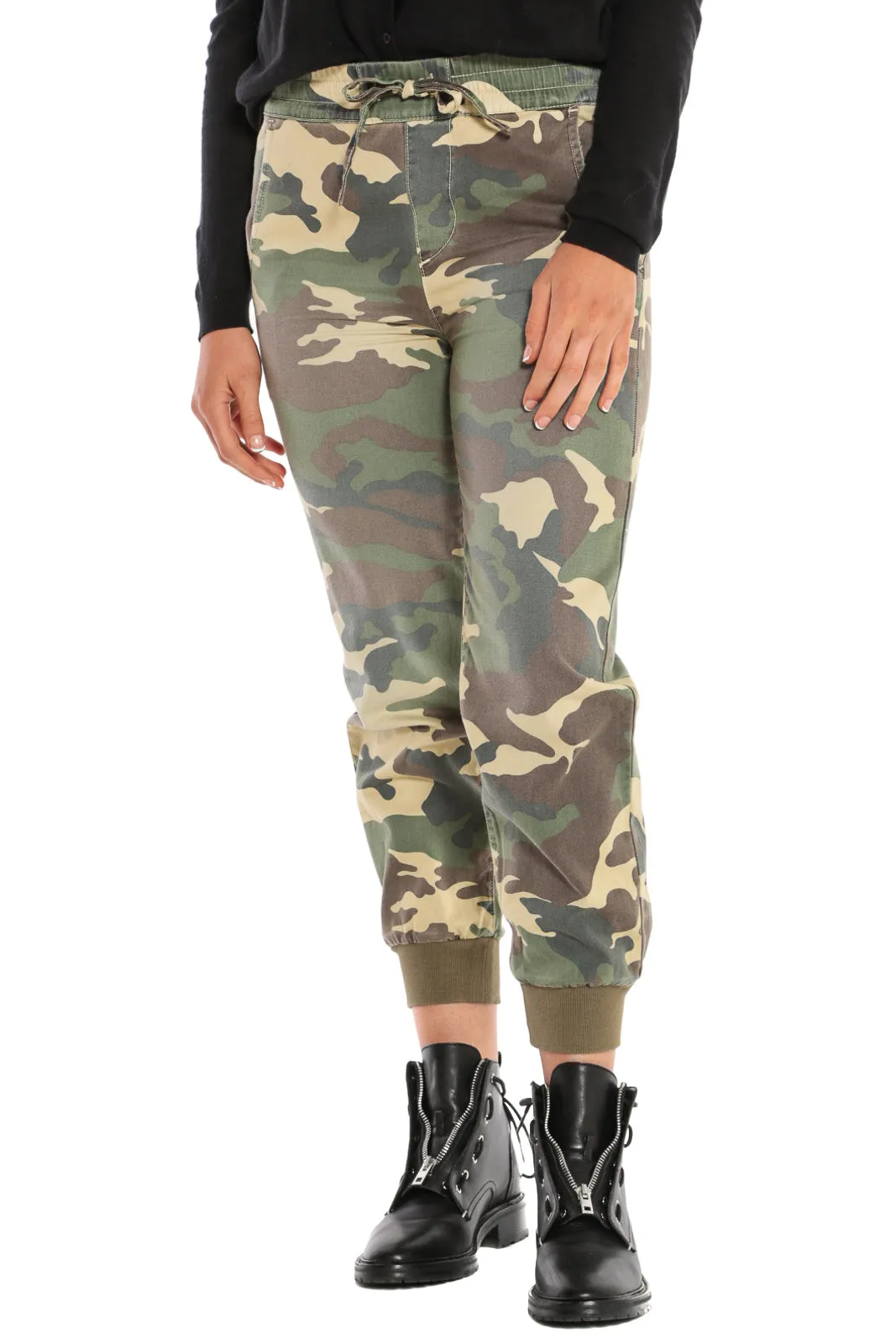 Relaxed Jogger in Army Camo