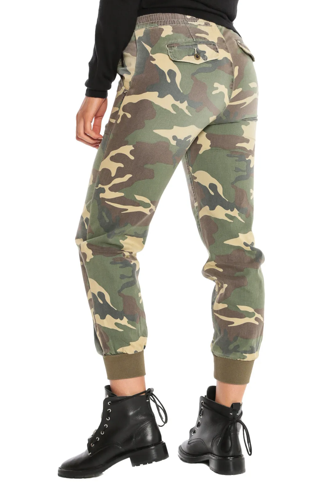 Relaxed Jogger in Army Camo