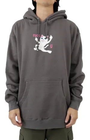 RIPNDIP F U Charcoal Pullover Hoodie