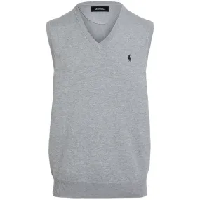 RLX Classic Fit Double Knit Cotton Gilet Andover Grey - SS24