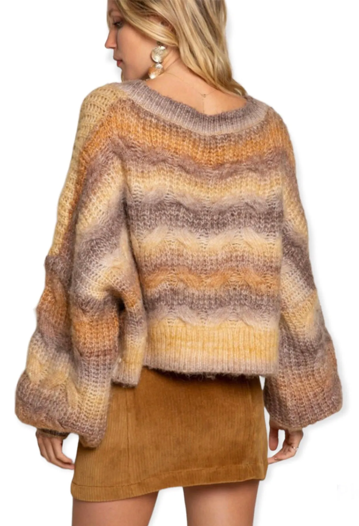 Roasted Spice Ribbed Sweater