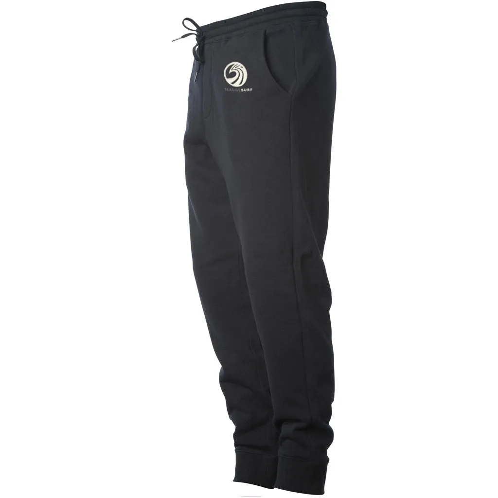 Seaside Surf Couch Cruiser Sweatpants - Black