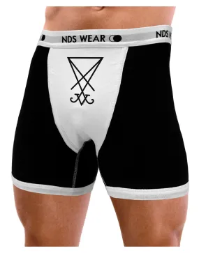 Sigil of Lucifer - Seal of Satan Mens Boxer Brief Underwear