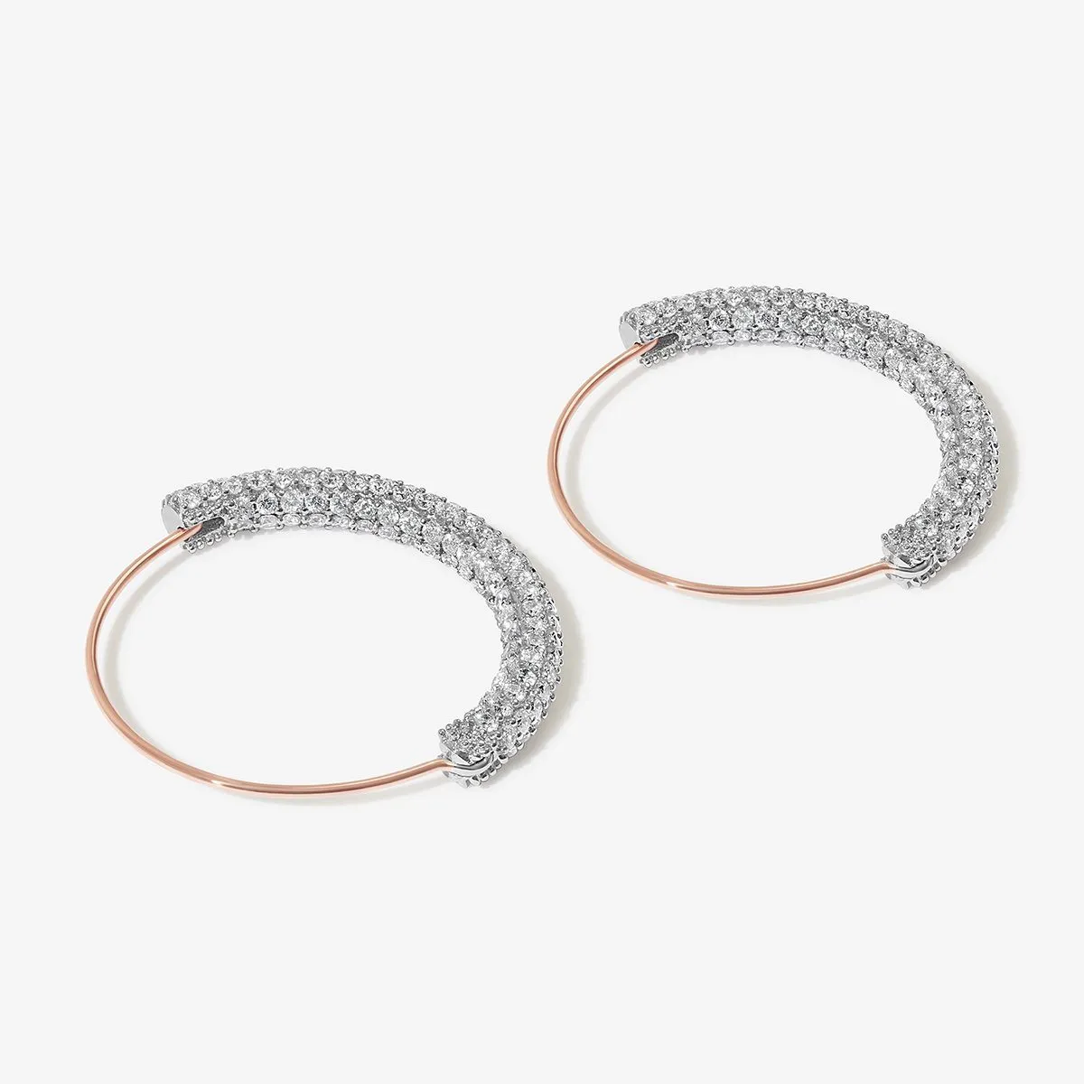 Sim hoop earrings