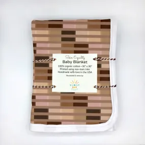 Skin Equality Baby Receiving Blanket - Organic Cotton   |  *All Profits Donated To Charity*