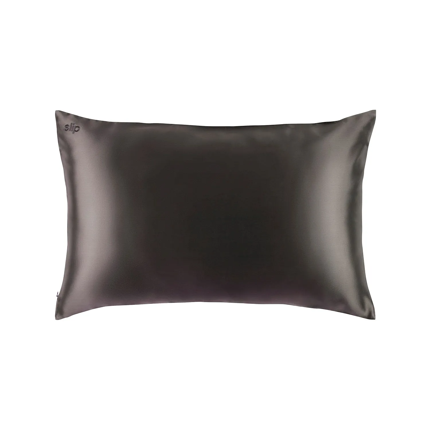 slip | silk pillowcase | charcoal