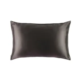 slip | silk pillowcase | charcoal