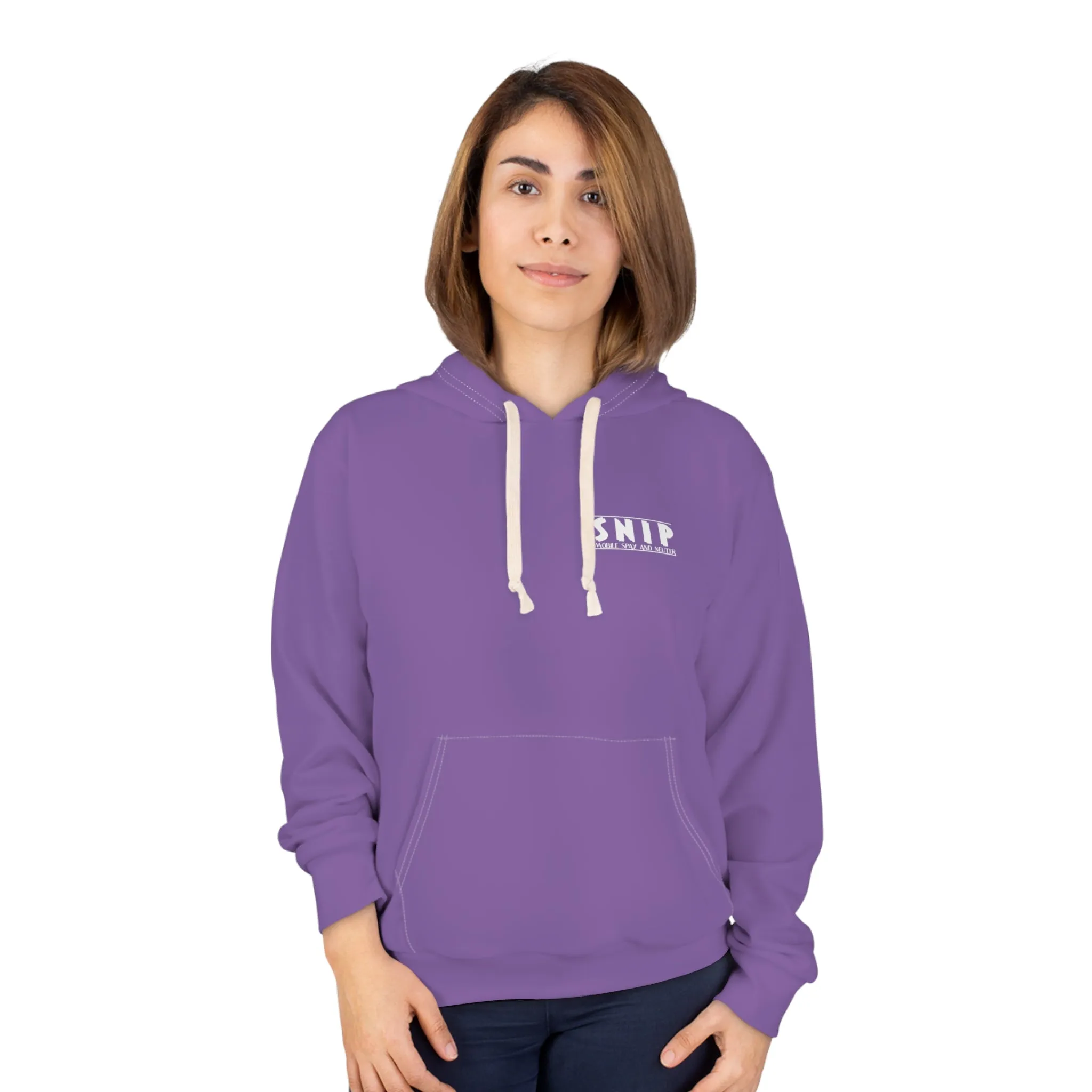 SNIP -  of Unisex Pullover Hoodie (AOP)