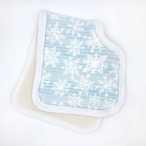 Snowflake Burp Cloth - Organic Cotton