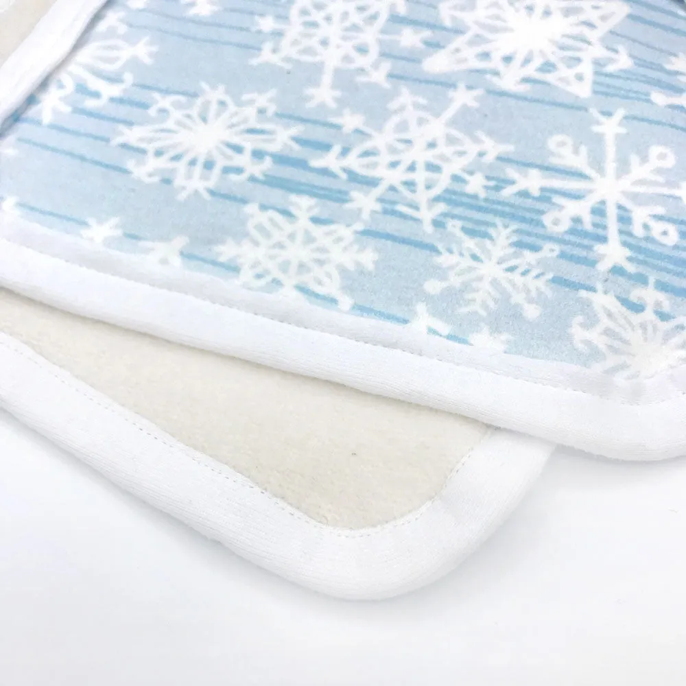 Snowflake Burp Cloth - Organic Cotton