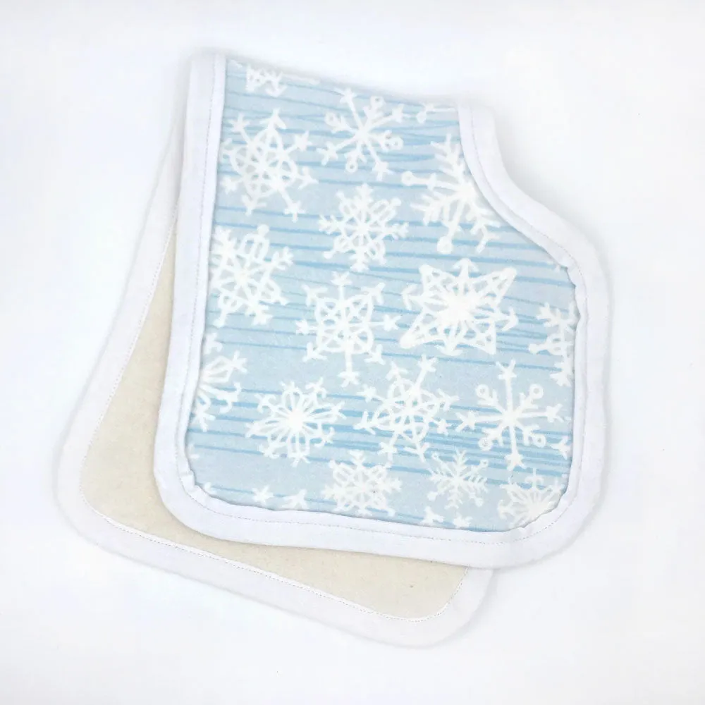 Snowflake Burp Cloth - Organic Cotton