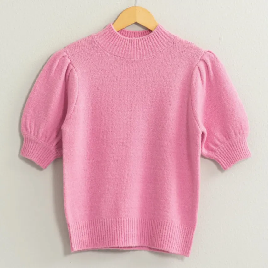 Soft Embrace Puff Sleeve Sweater