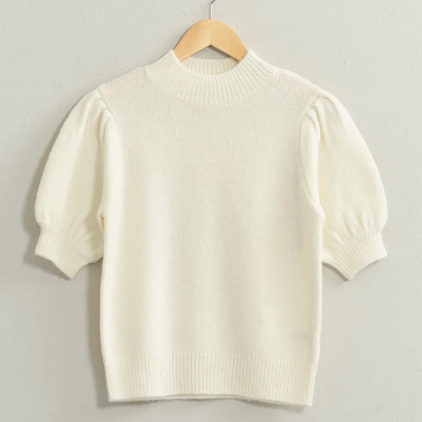 Soft Embrace Puff Sleeve Sweater