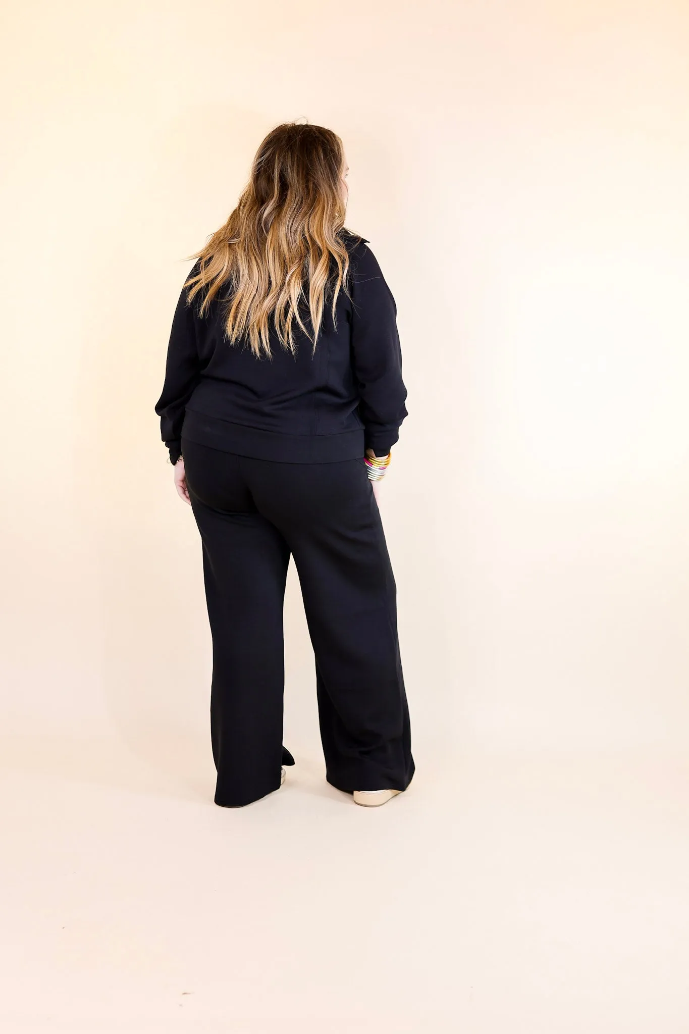 SPANX | AirEssentials Wide Leg Pant in Black