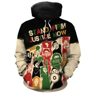 Stand Firm Justice Now All-over Hoodie