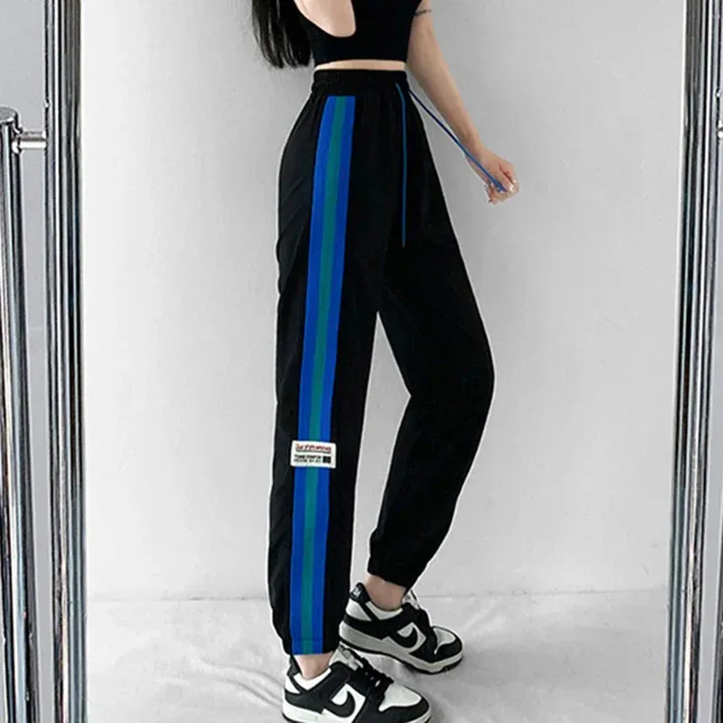 Striped Patchwork Gym Jogging Sweatpant