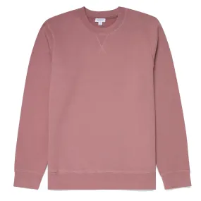 Sunspel Loopback Sweatshirt Vintage Pink